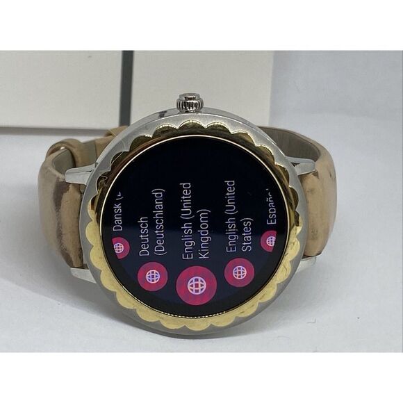 Kate Spade Gen 3 KST2007 Women's Sand Leather Digital Dial Smart Watch PD454 - Picture 7 of 12